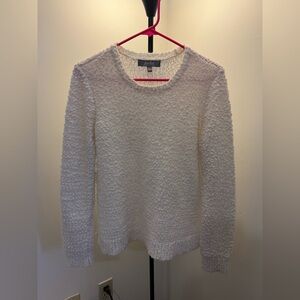 Arket Cream Textured Crew Neck Sweater